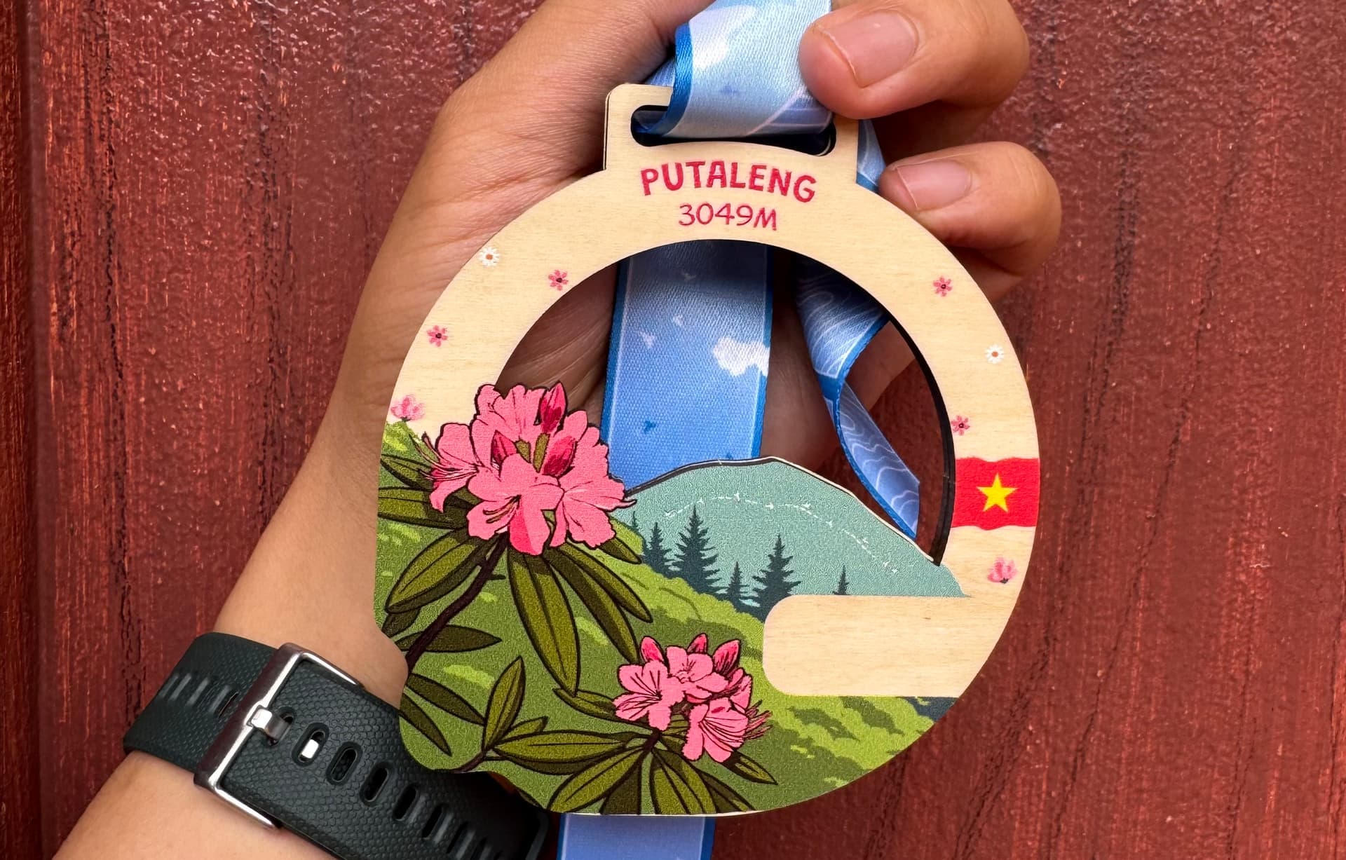 Colored Wood Medal